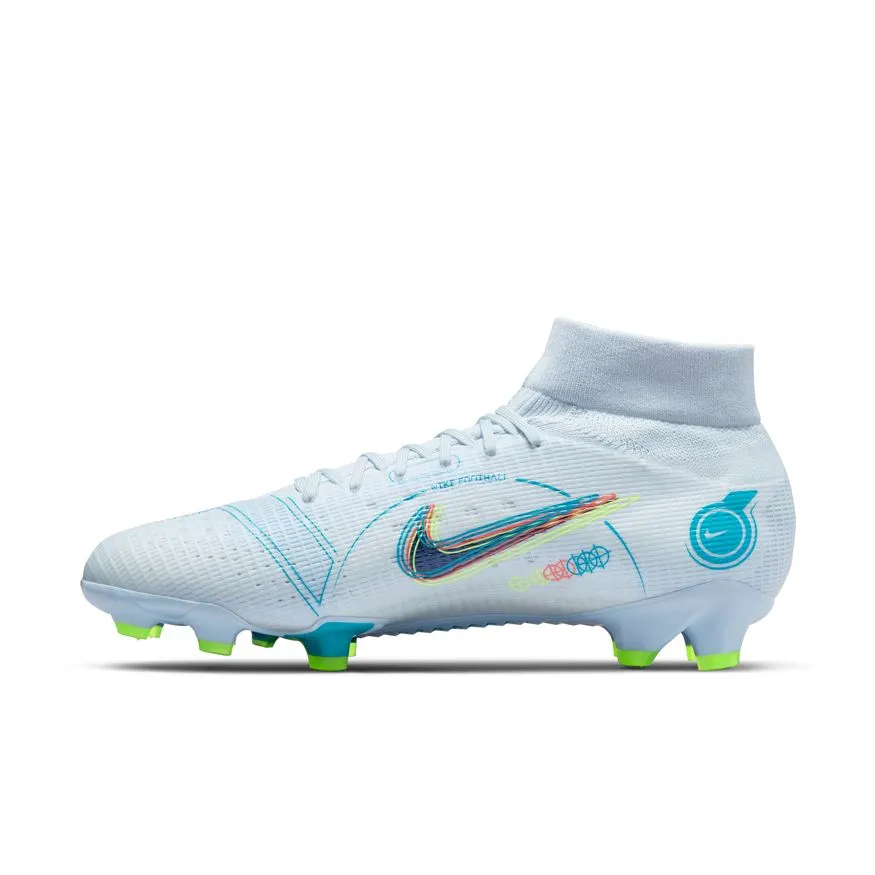 Nike Mercurial Superfly 8 Pro FG-FOOTBALL GREY/DK MARINA BLUE