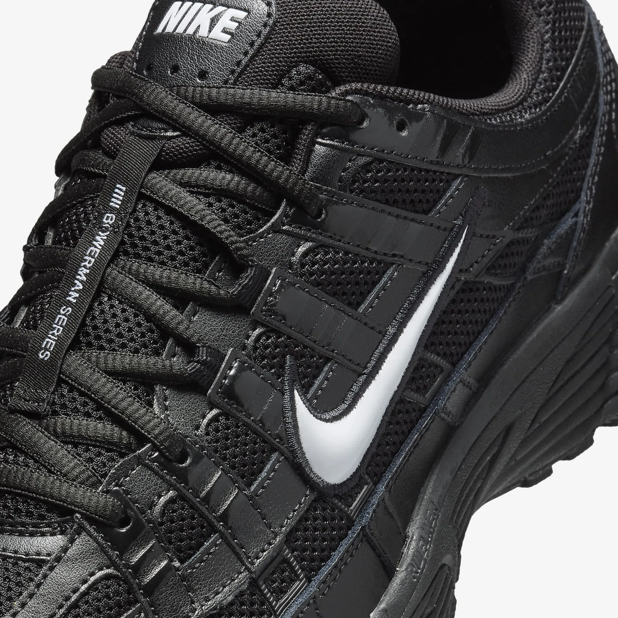 Nike | P-6000  { BLACK/WHITE-BLACK-BLACK