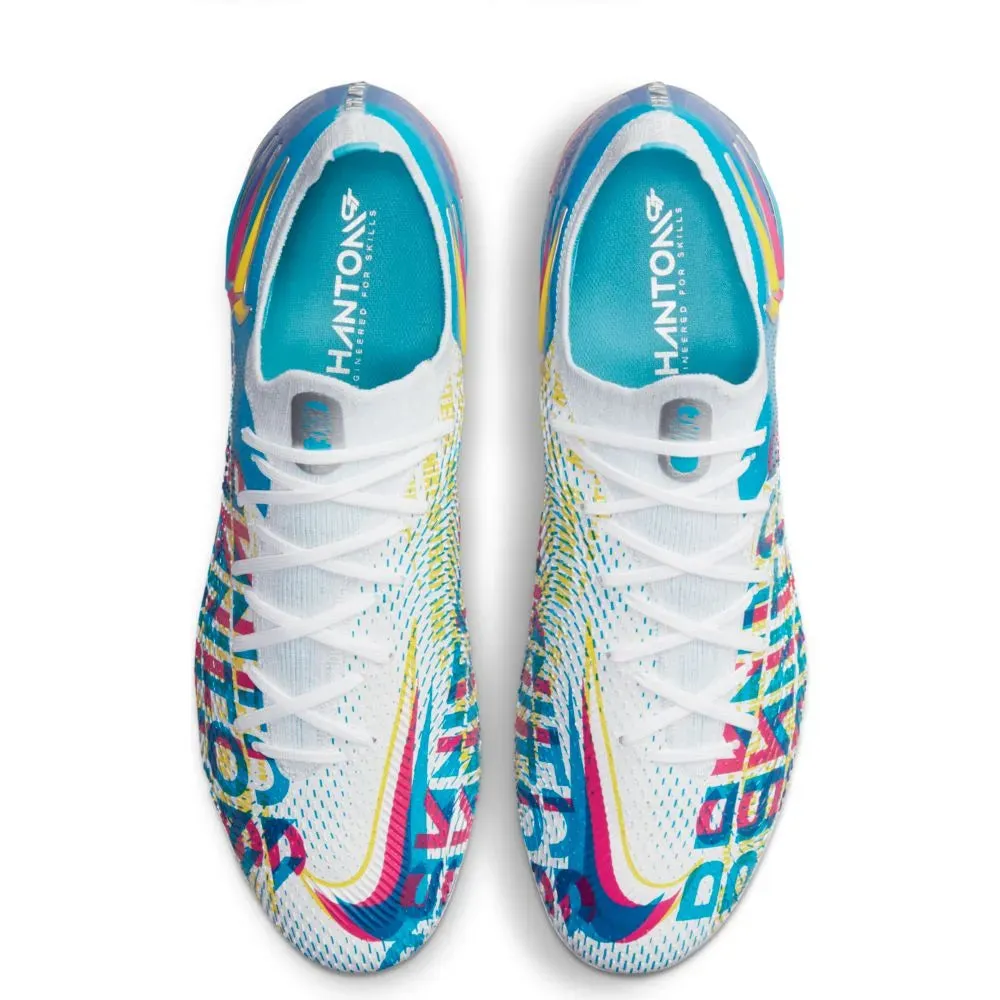 Nike Phantom GT Elite 3D FG - White-Blue-Pink-Yellow