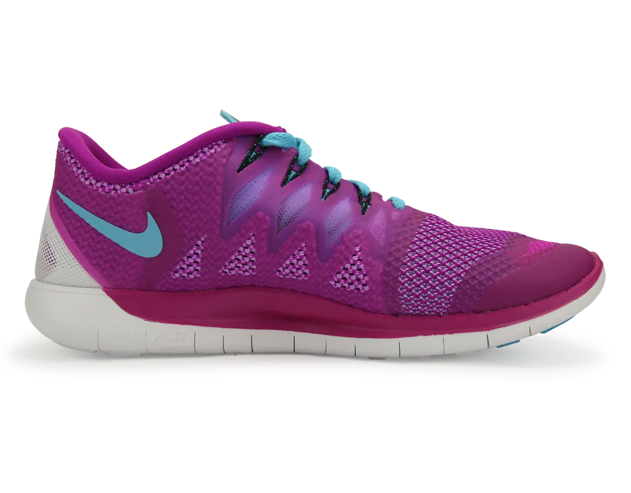 Nike Women's Free 5.0 Running Shoes Fuchsia Flash/Clearwater