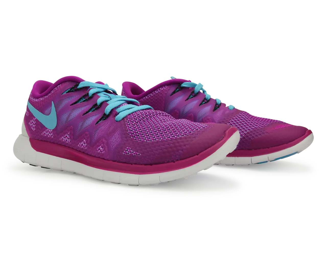 Nike Women's Free 5.0 Running Shoes Fuchsia Flash/Clearwater