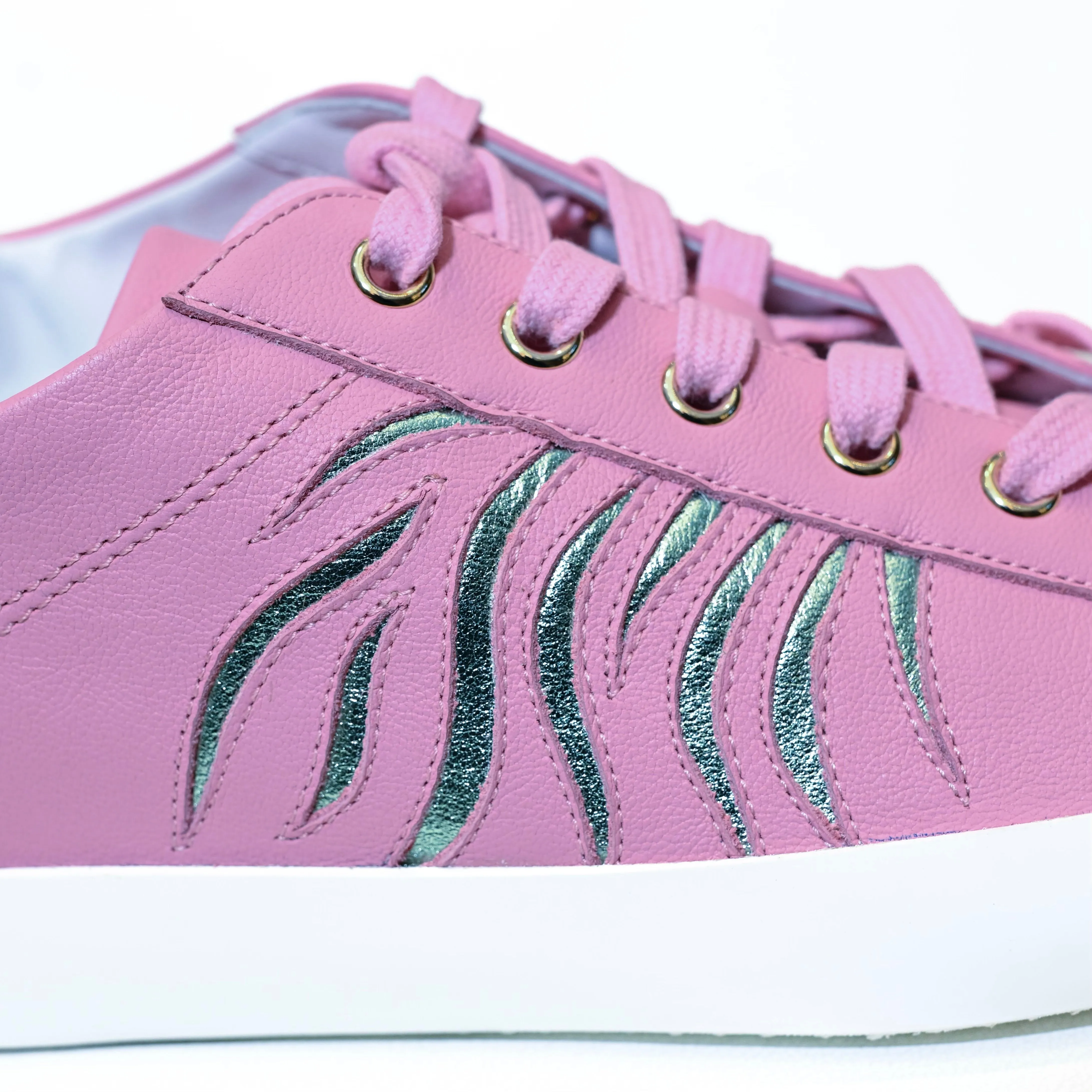 Nomad Sneaker - Pink and Green