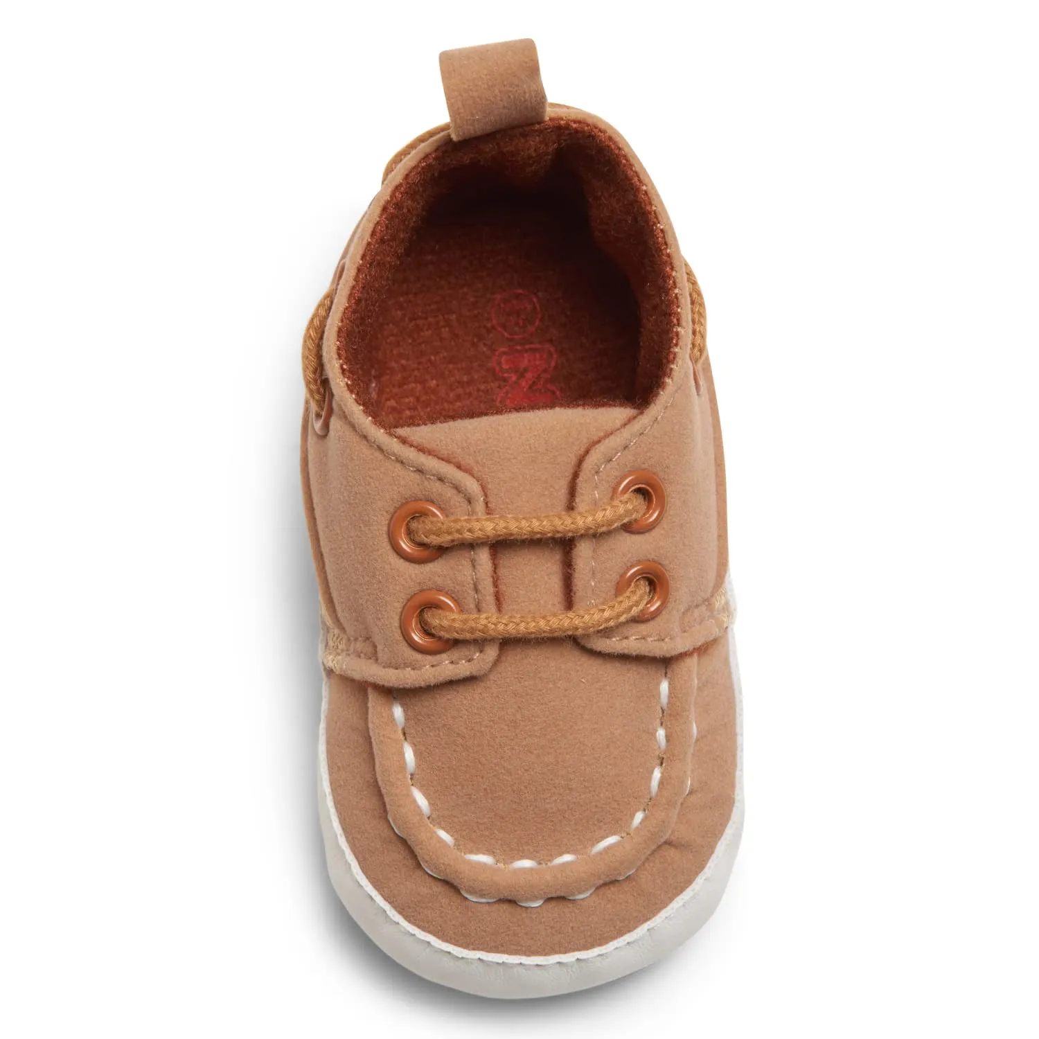 Nuby Baby Boys Girls Infant Boat Shoes, Childrens Casual Style Loafers, Non Slip Soft Sole Shoe with Pull On Tab