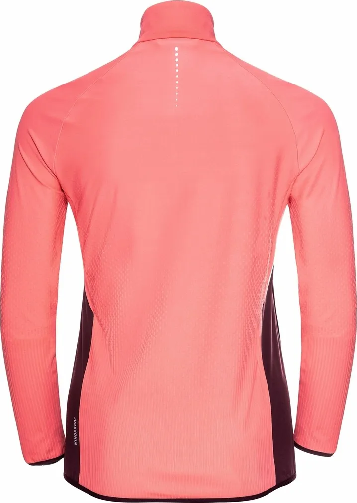 Odlo Women&#x27;s Zeroweight Warm Hybrid Running Jacket Siesta/Winetasting | Buy Odlo Women&#x27;s Zeroweight Warm Hybrid Running Jacket Siesta/Winetasting here | Outnorth