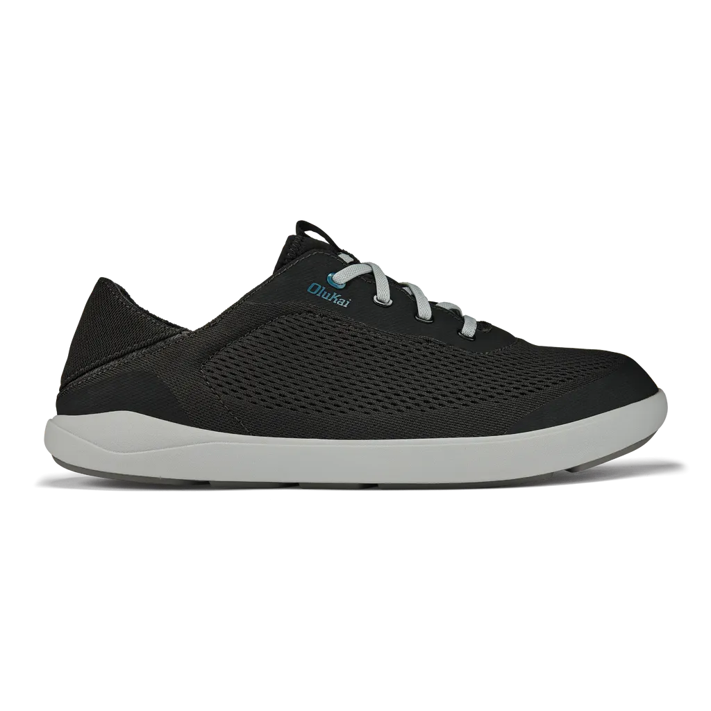 Olukai Moku Pae Shoe-Black/Blue Coral