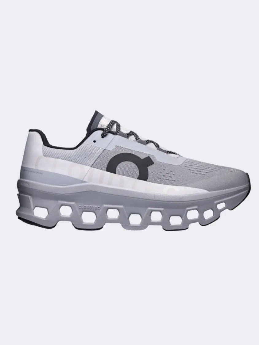 On Cloudmonster Men Running Sneakers Alloy/Silver