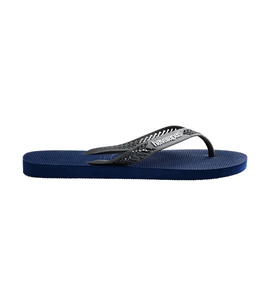 Power Light Solid Flip Flops Navy Blue