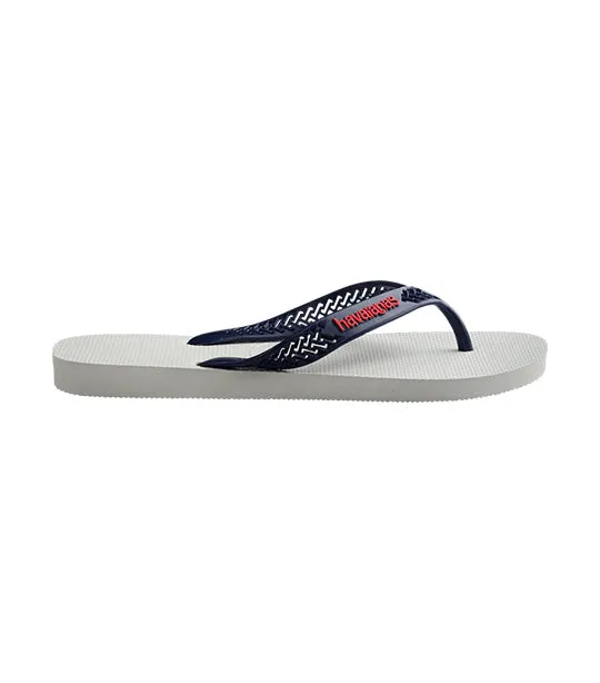 Power Light Solid Flip Flops White