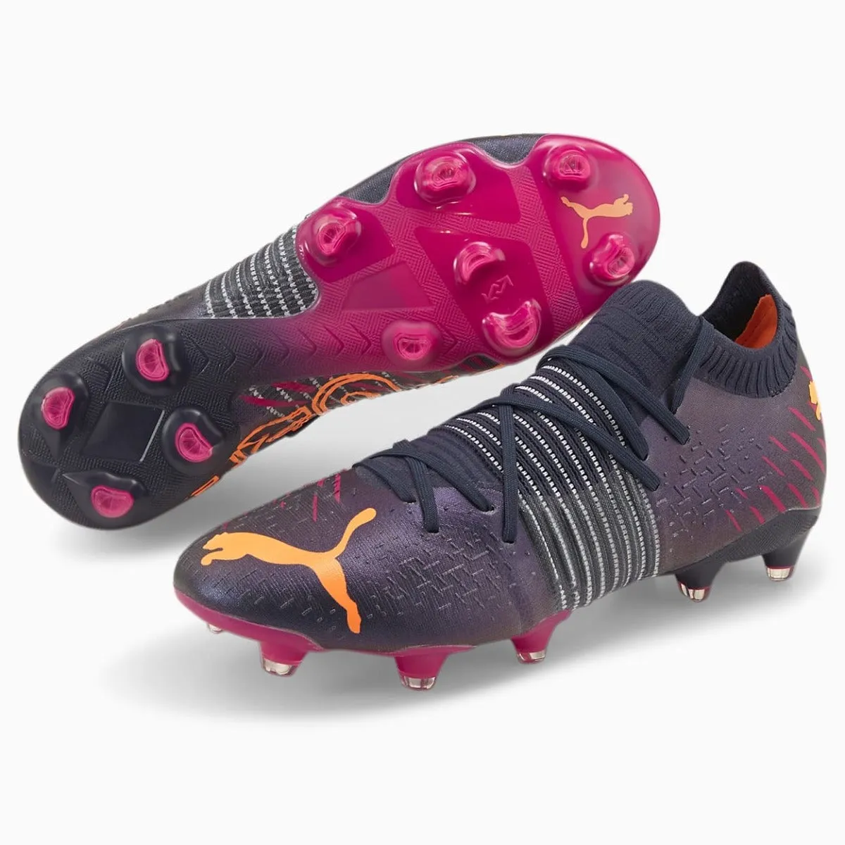 Puma Future 1.2 FG-AG - Parisia-Neon Citrus-Fuchsia