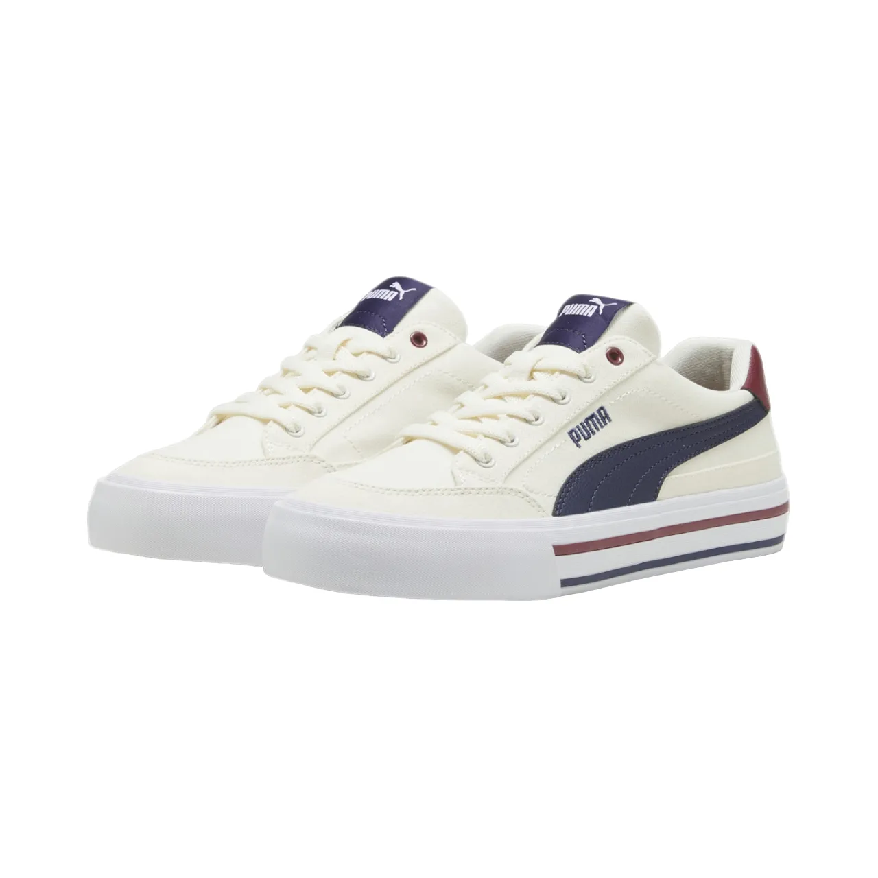 Puma scarpa sneakers da adulto Court Classic Vulc FS 396353-01 bianco-blu