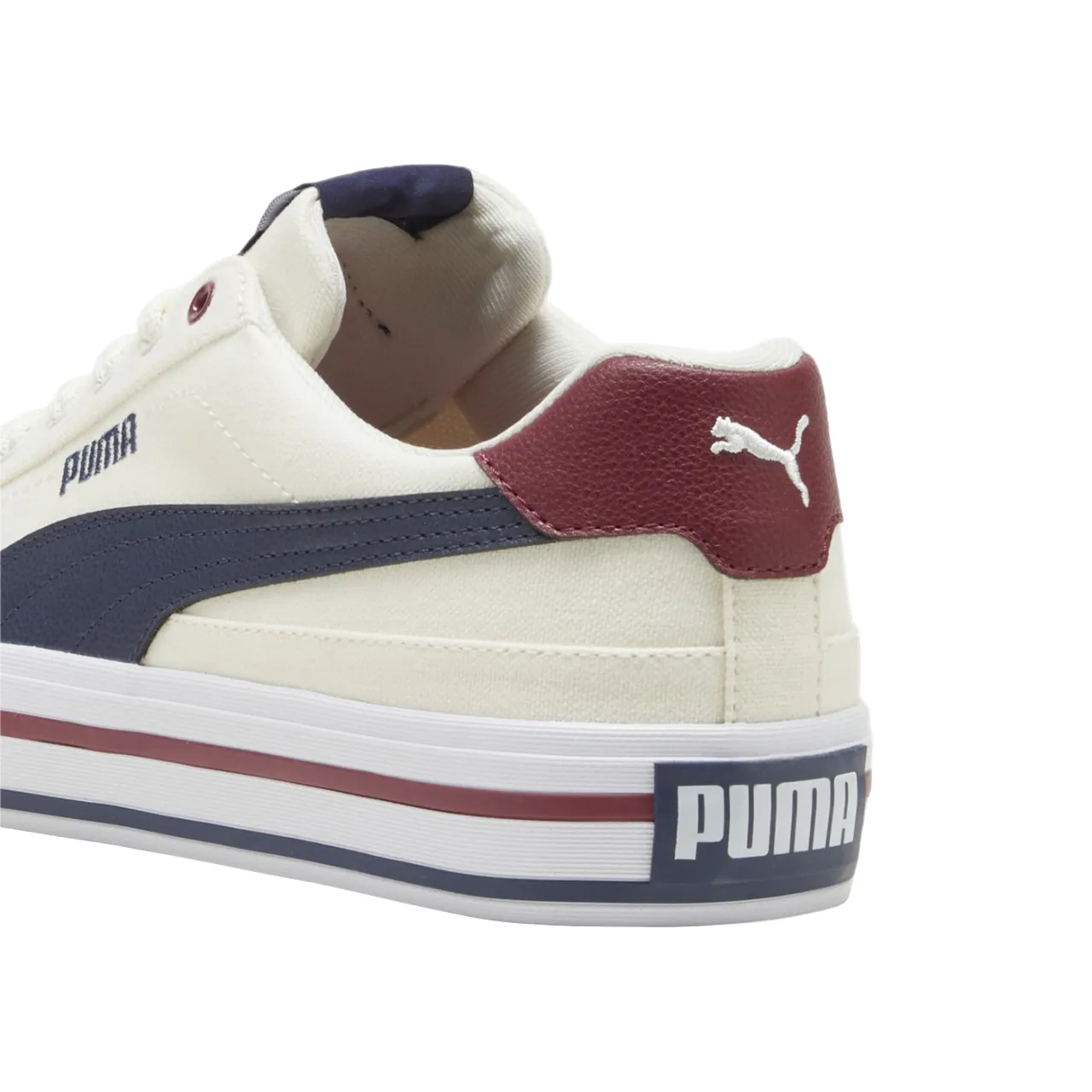 Puma scarpa sneakers da adulto Court Classic Vulc FS 396353-01 bianco-blu