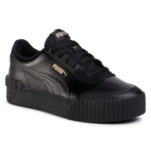 Puma scarpa sneakers da donna con zeppa Carina Lift 373031 01 nero