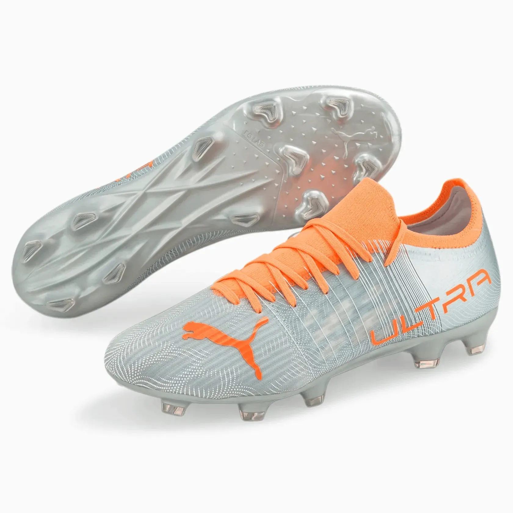 Puma Ultra 3.4 FG-AG - Silver-Neon Citrus