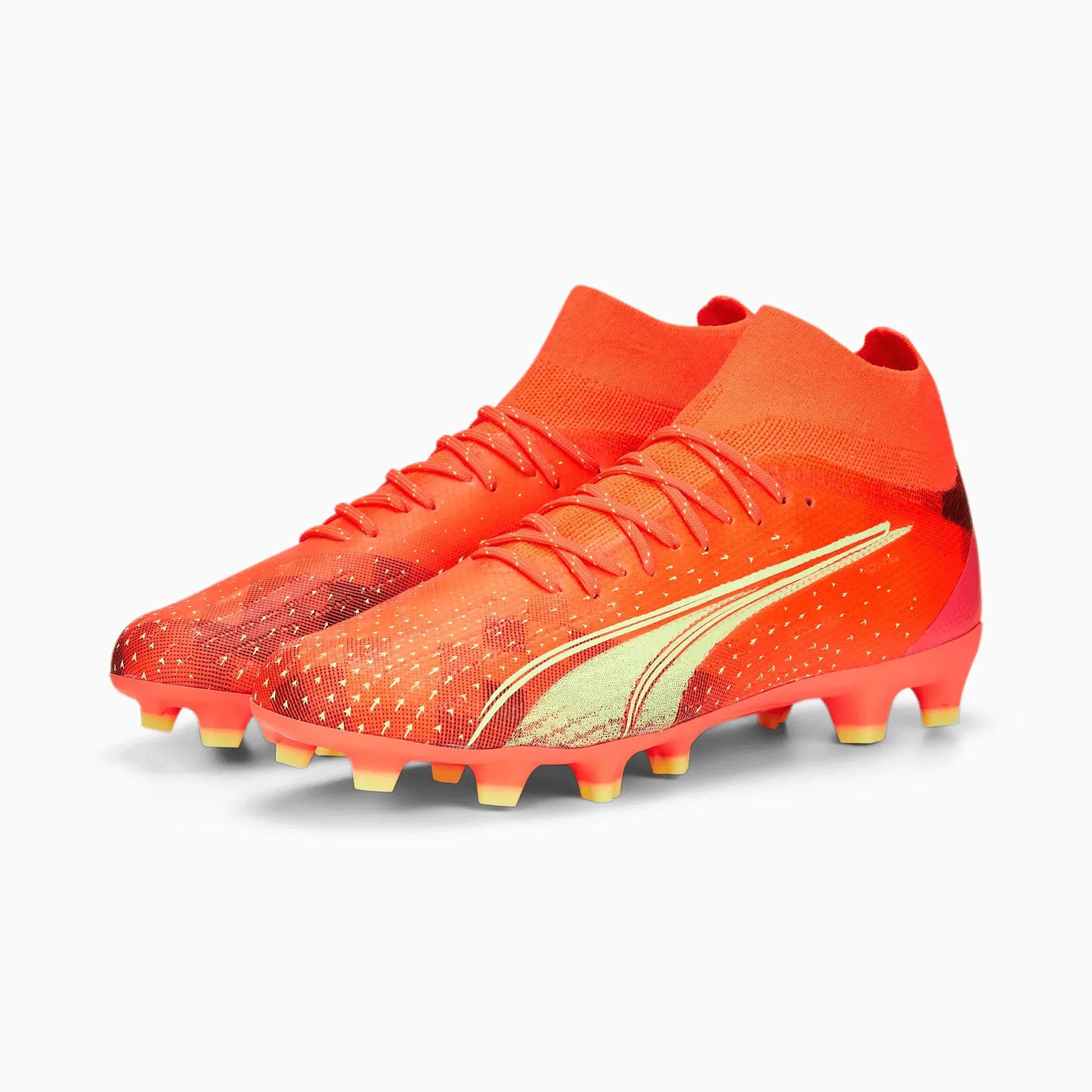 Puma Ultra Pro FG-AG - Coral-Fizzy Light