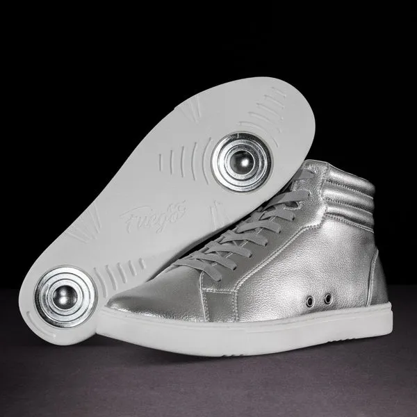 Riles -- Unisex High Top Dancesneaker -- Silver