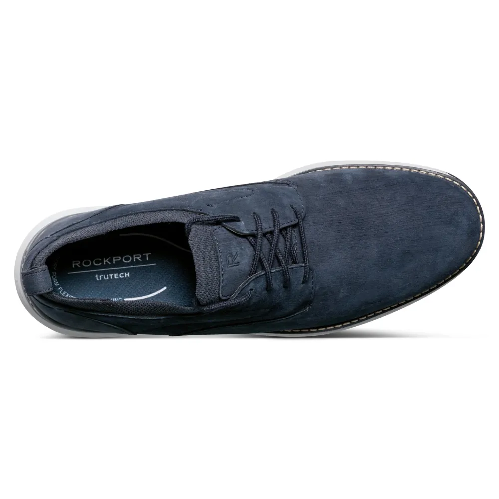 Rockport Lukah Dark Blue Lace-Up Sneakers (Men's)