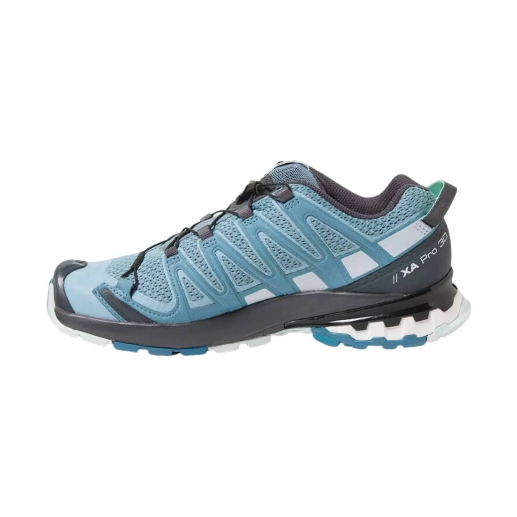 Salomon Women's XA Pro 3D V8 Trail Running Shoes - Ashley Blue/Ebony/Opal Blue