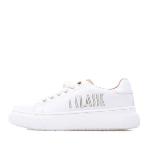 Scarpe Donna 1A Classe Alviero Martini Sneakers Bianche con Logo 1304