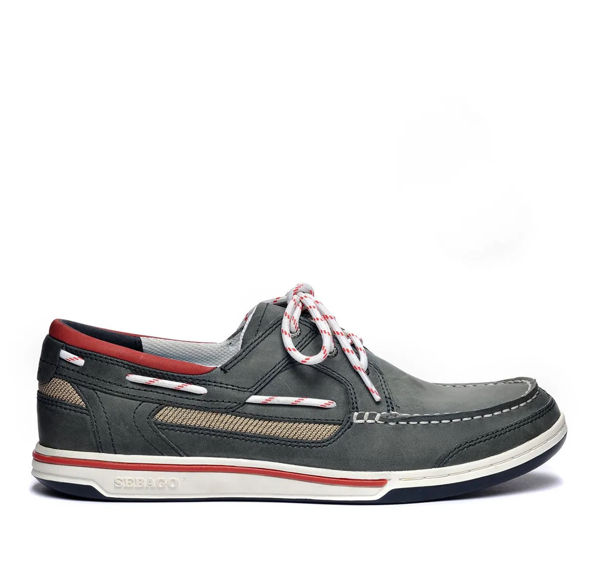 Sebago Mens Triton Three Eye Boat Shoe