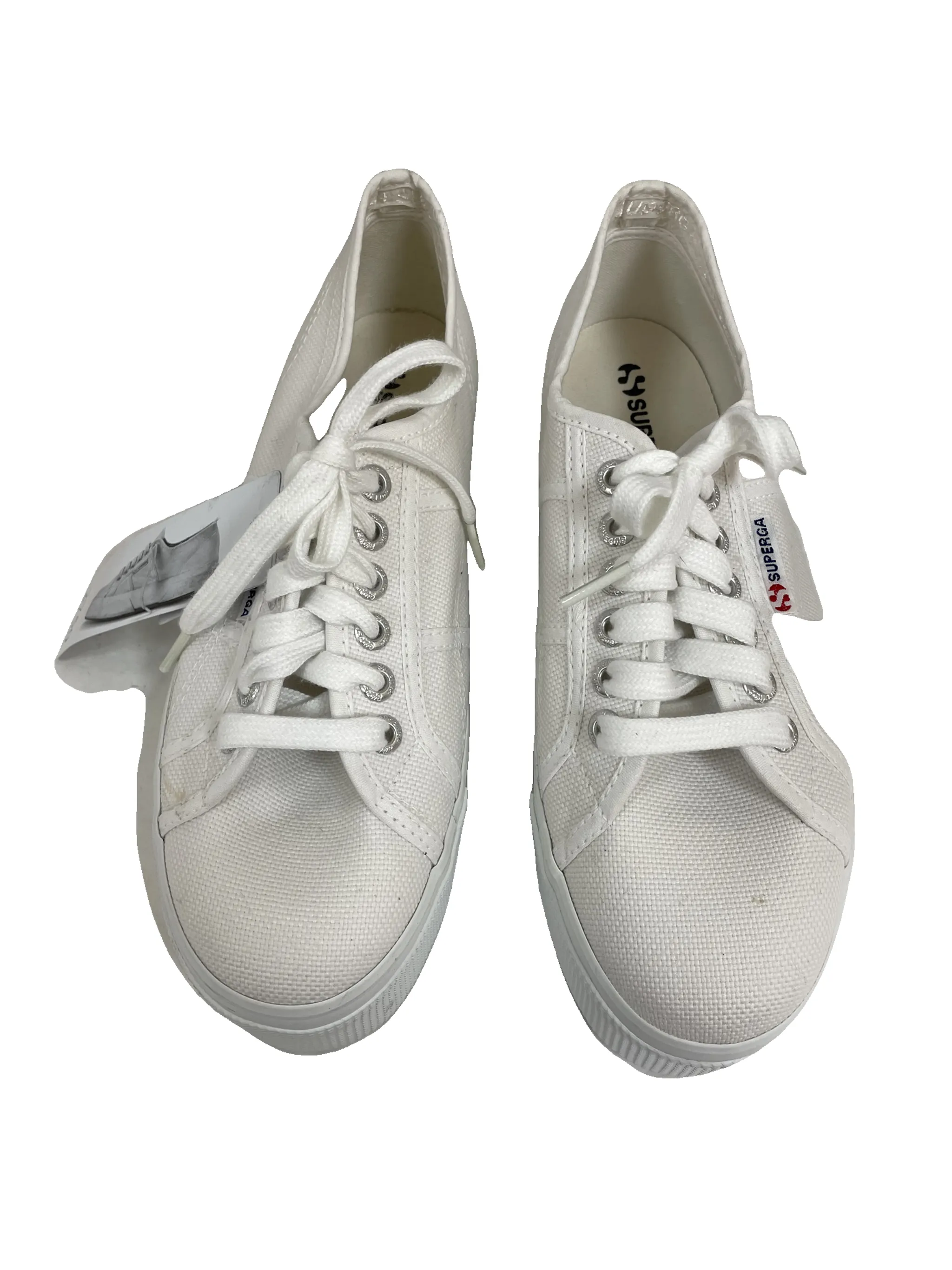 Shoes Sneakers Platform By Superga In White, Size: 8