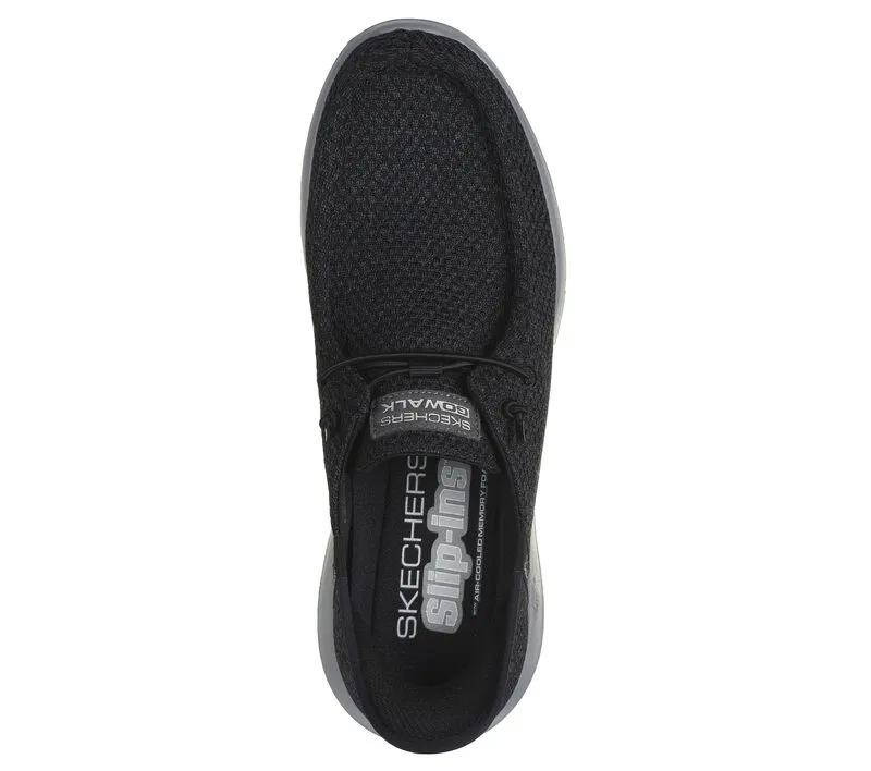 Skechers Men's Slip-Ins GO WALK Max Halcyon - Black/Gray