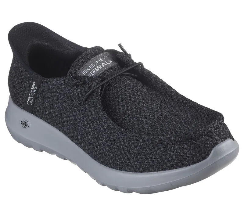 Skechers Men's Slip-Ins GO WALK Max Halcyon - Black/Gray