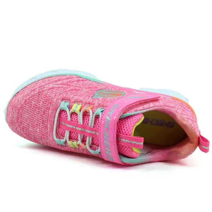 Skechers sneakers da bambina e ragazza Swirly Girl Shimmer Time 81703L PKMT rosa