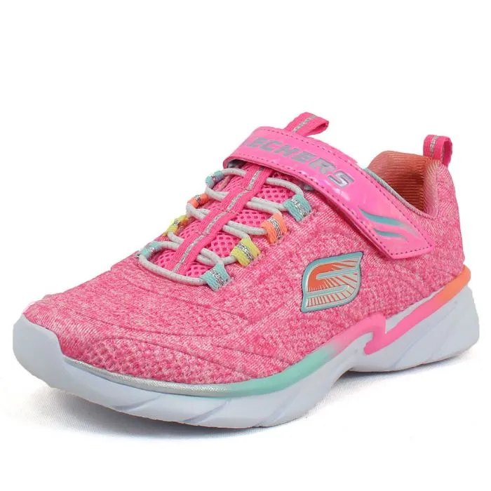 Skechers sneakers da bambina e ragazza Swirly Girl Shimmer Time 81703L PKMT rosa