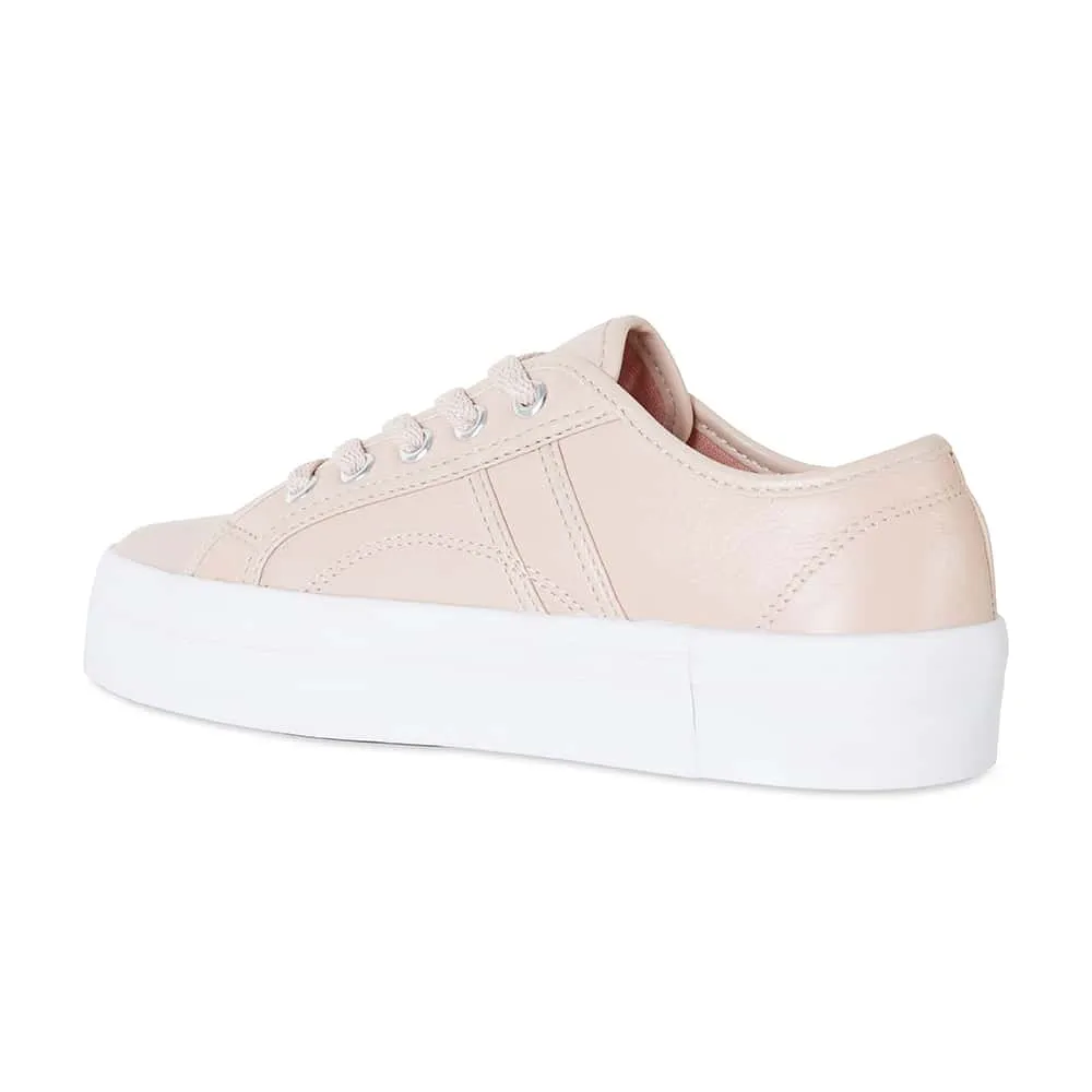 Slater Sneaker in Blush Leather