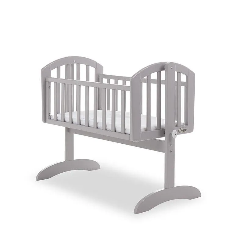 Sophie Swinging Crib - Warm Grey