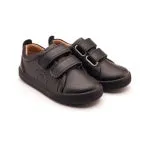 SP25 Old Soles Big Tot All Black Double Velcro Sneaker