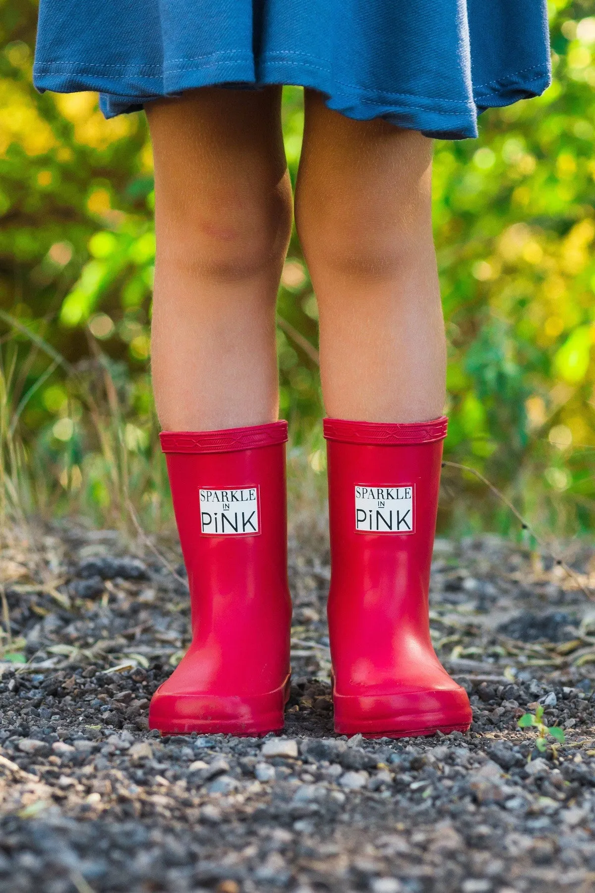 Sparkle In Pink Premium Solid Color Boots