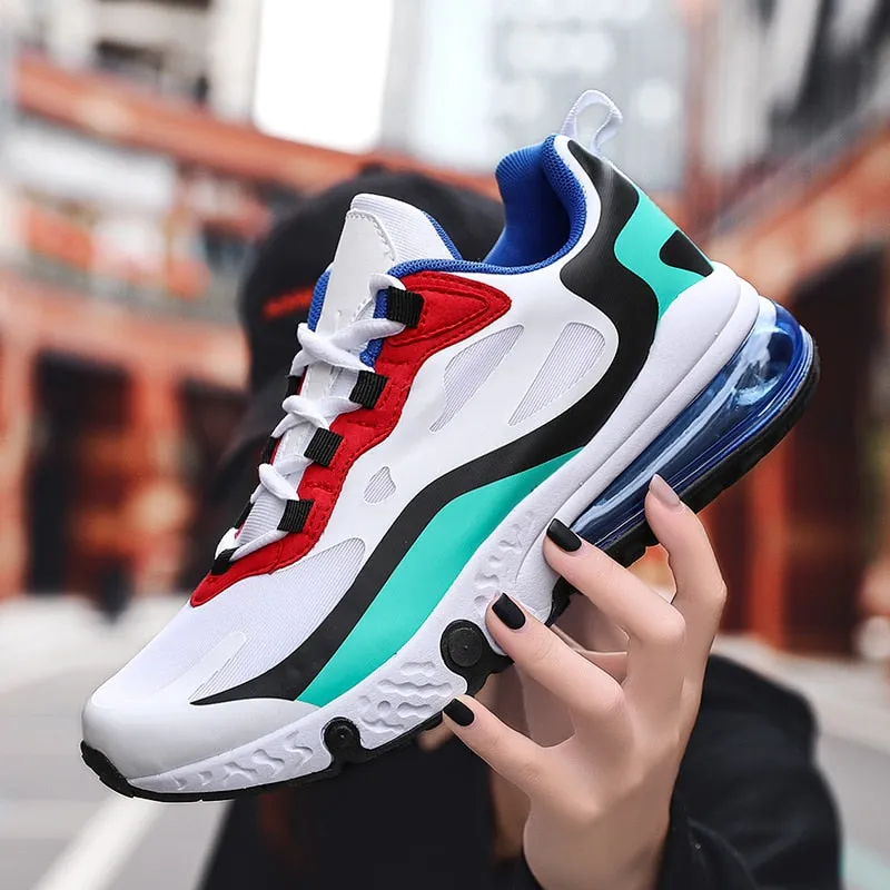 Street Style Multicolor Running Shoes with Air Sole