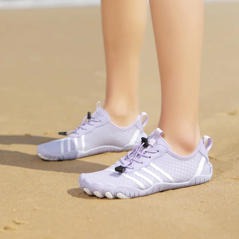 Summer Breathable Water Shoes Aqua Shoes Lightweight Sporty Barefoot Shoes Non-Slip Outdoor Walking Minimalist (Unisex)