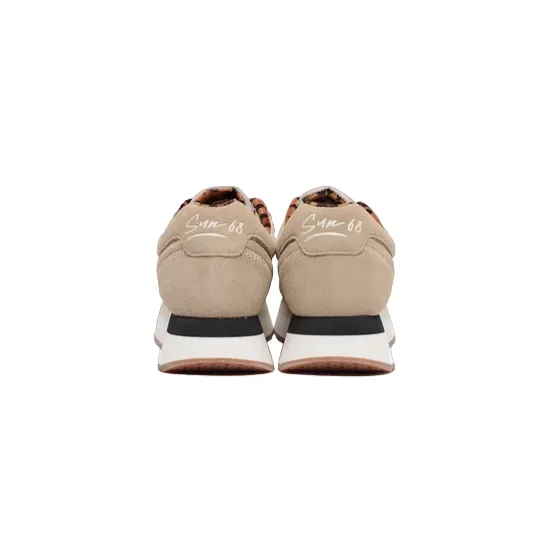 Sun68 scarpa sneakers da donna Kelly Suede Z43218 16 beige