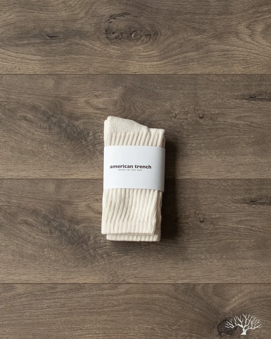 The Solids Crew Sock - Natural