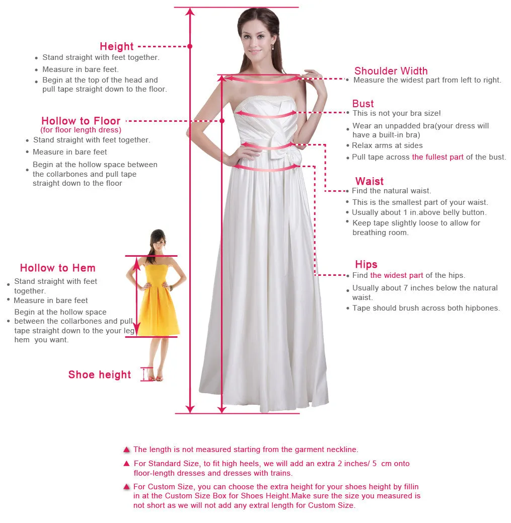 Two Pieces Handmade 3/4 Sleeves Boat Neckline Beading Prom Dress K672