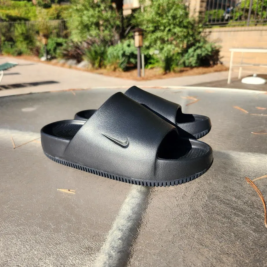 W Nike Calm Slide 'BLACK'