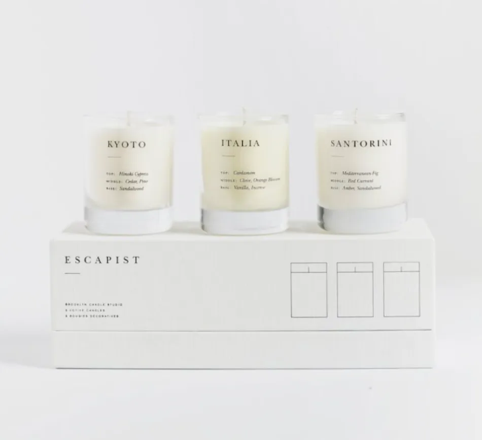 Warm Escapist Votive Set