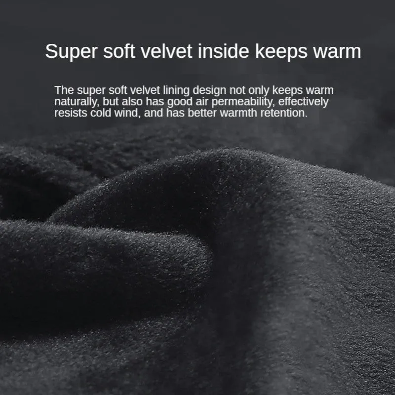 Warm Thermal Fleece Running Ski Gloves