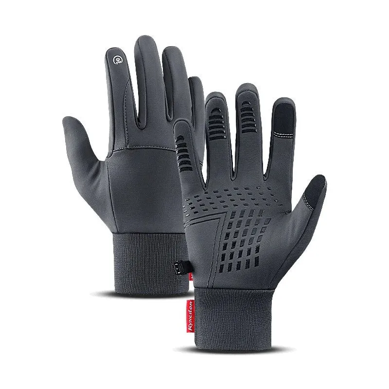 Warm Thermal Fleece Running Ski Gloves