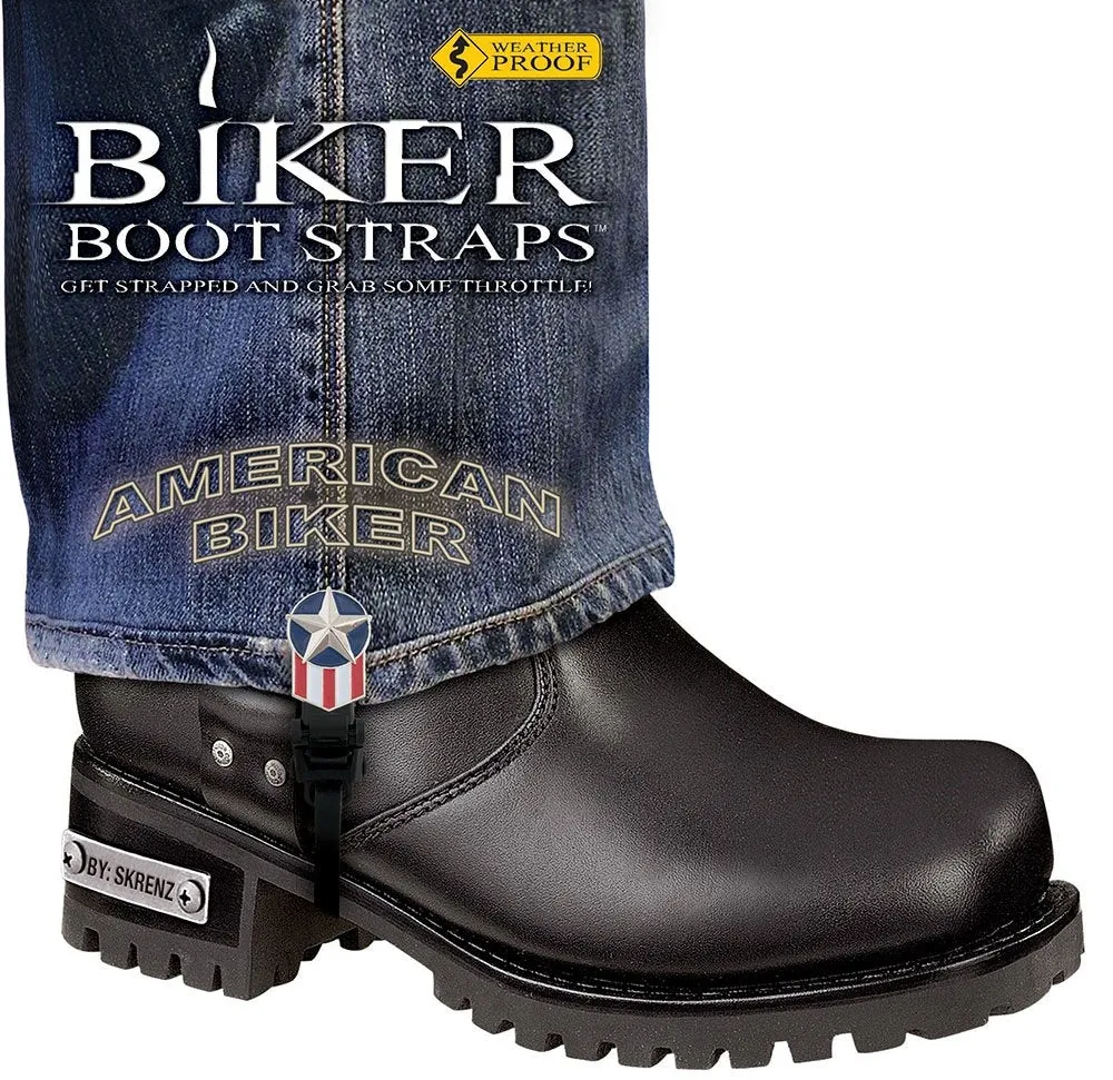 Weather Proof- Boot Straps- American Biker- 6 Inch - BBS/AB6