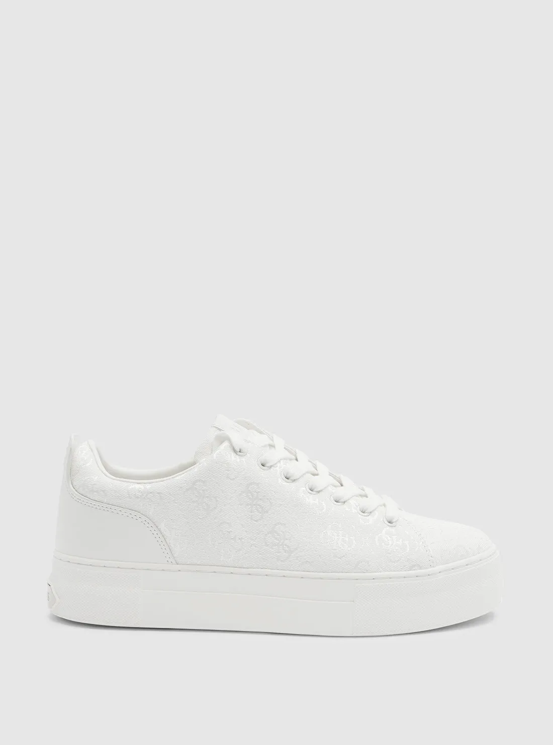 White Logo Giaa Low-Top Sneakers