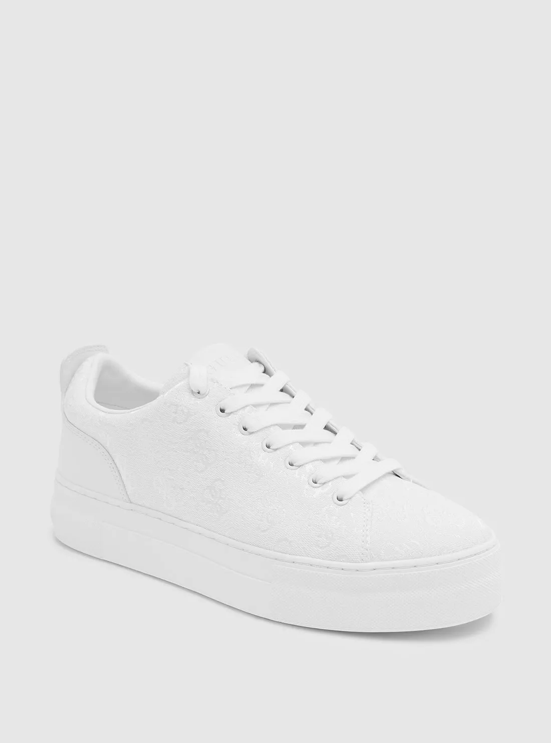 White Logo Giaa Low-Top Sneakers