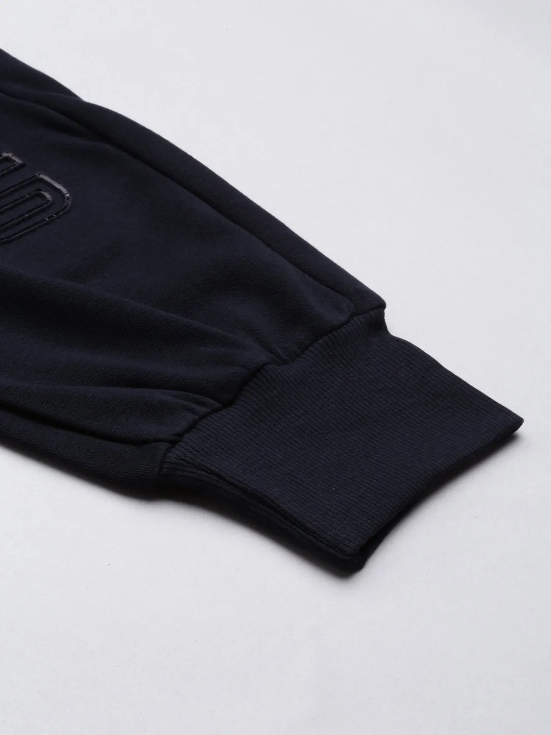 Women Navy Blue Solid Track Pant