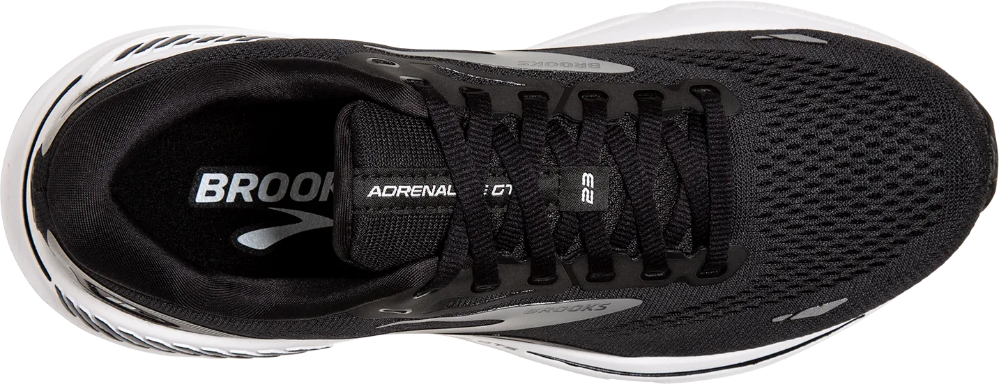 Women's Adrenaline GTS 23 WIDE (004- Black/White/Silver)