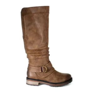 Women's Fiona-3 Tall Boot Dark Tan