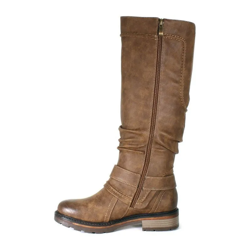 Women's Fiona-3 Tall Boot Dark Tan