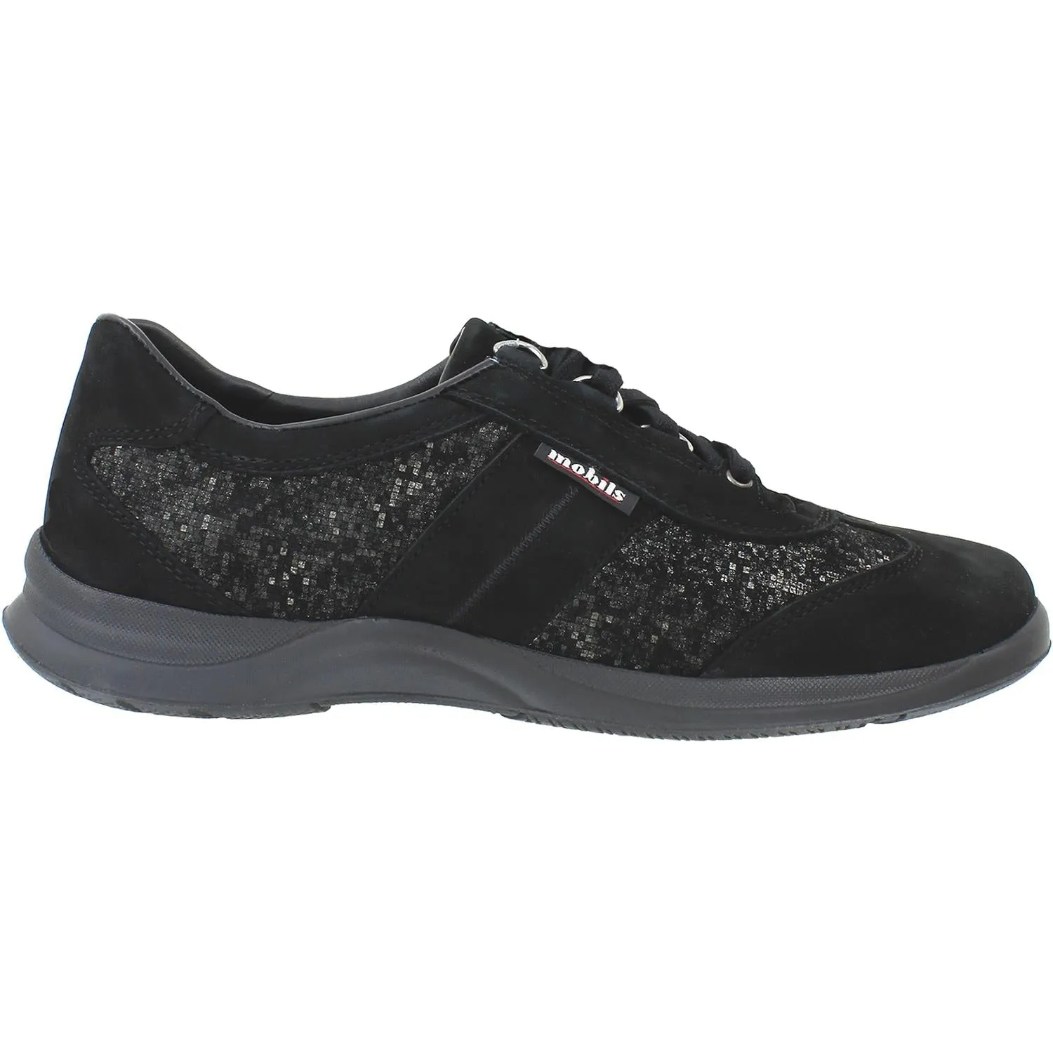 Women's Mephisto Liria Black Bucksoft Nubuck